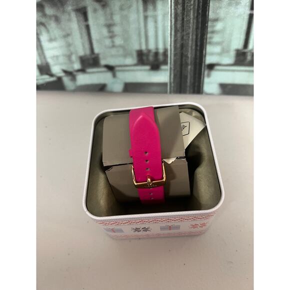 Fossil BQ3589 Cambry Pink Rose Dial Pink Rose Leather Strap Ladies Watch